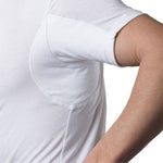 Close-up underarm barrier white Sweat-Proof Original Fit Crewneck