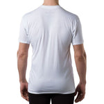 Back view white Sweat-Proof Original Fit Crewneck for men