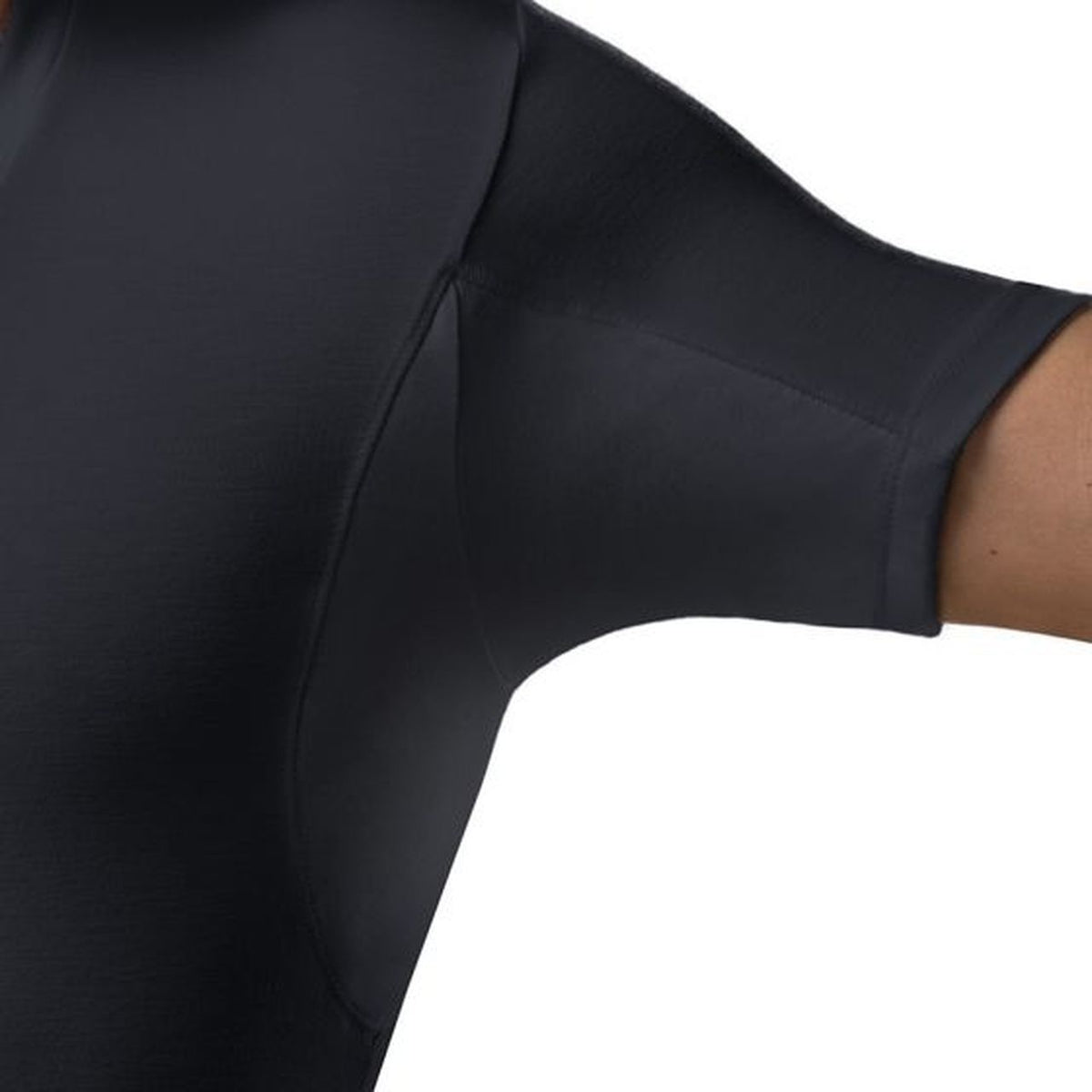 Side underarm detail black Sweat-Proof Slim Fit Crewneck