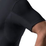 Close-up underarm barrier black Sweat-Proof Slim Fit Crewneck